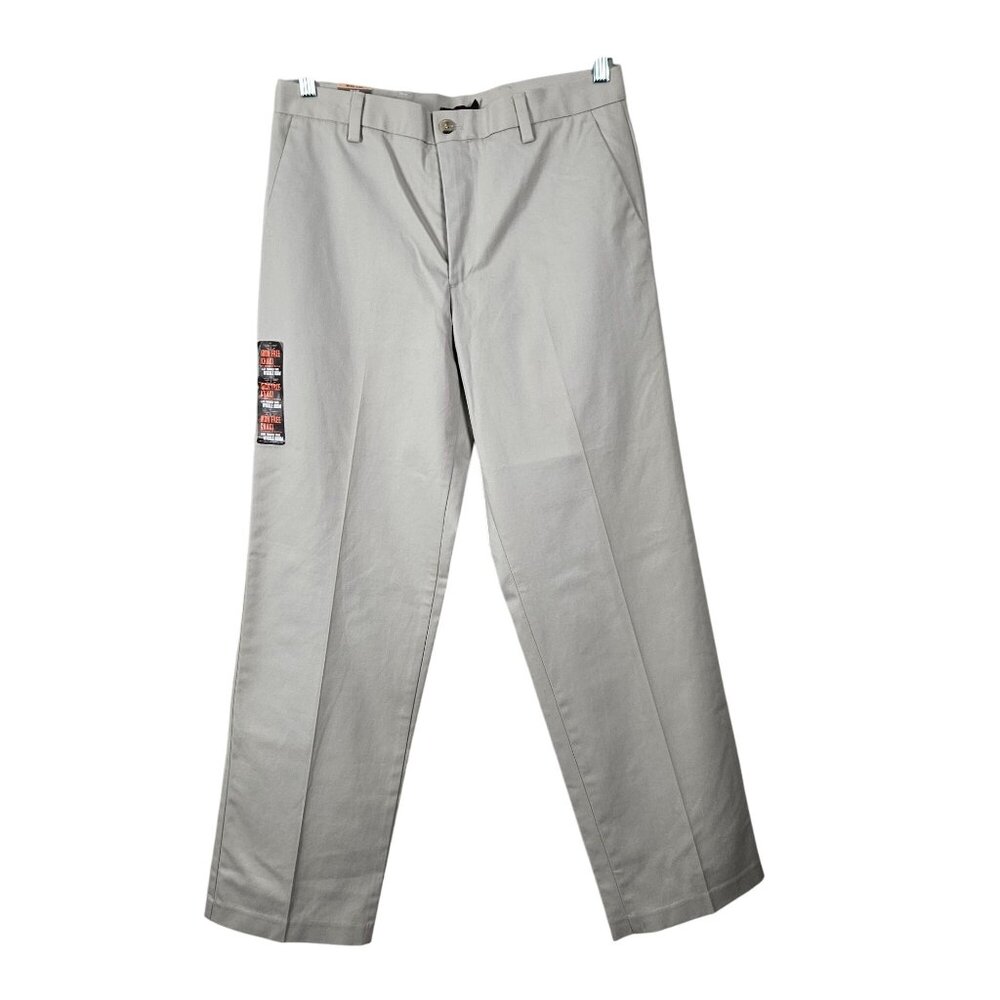 Dockers Mens Iron Free Khaki Dress Pants W33 L32 Straight Fit Business Casual